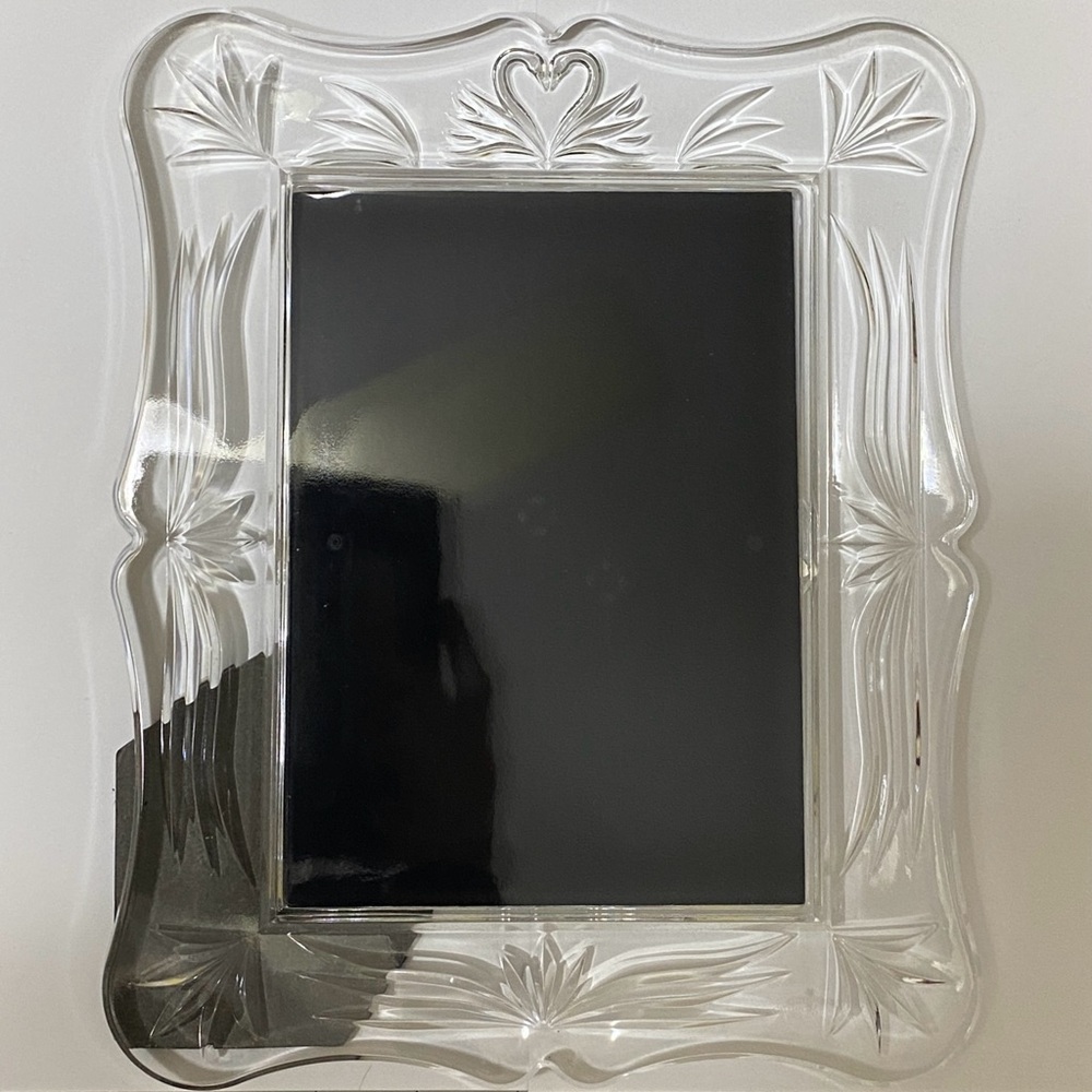 Vintage Waterford Crystal Glass Frame 5 x 7 inch Photo Display